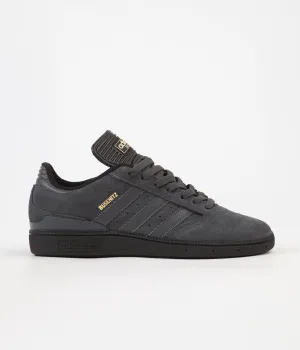 Adidas Busenitz Pro Shoes - Core Black / Solid Grey / Gold Foil