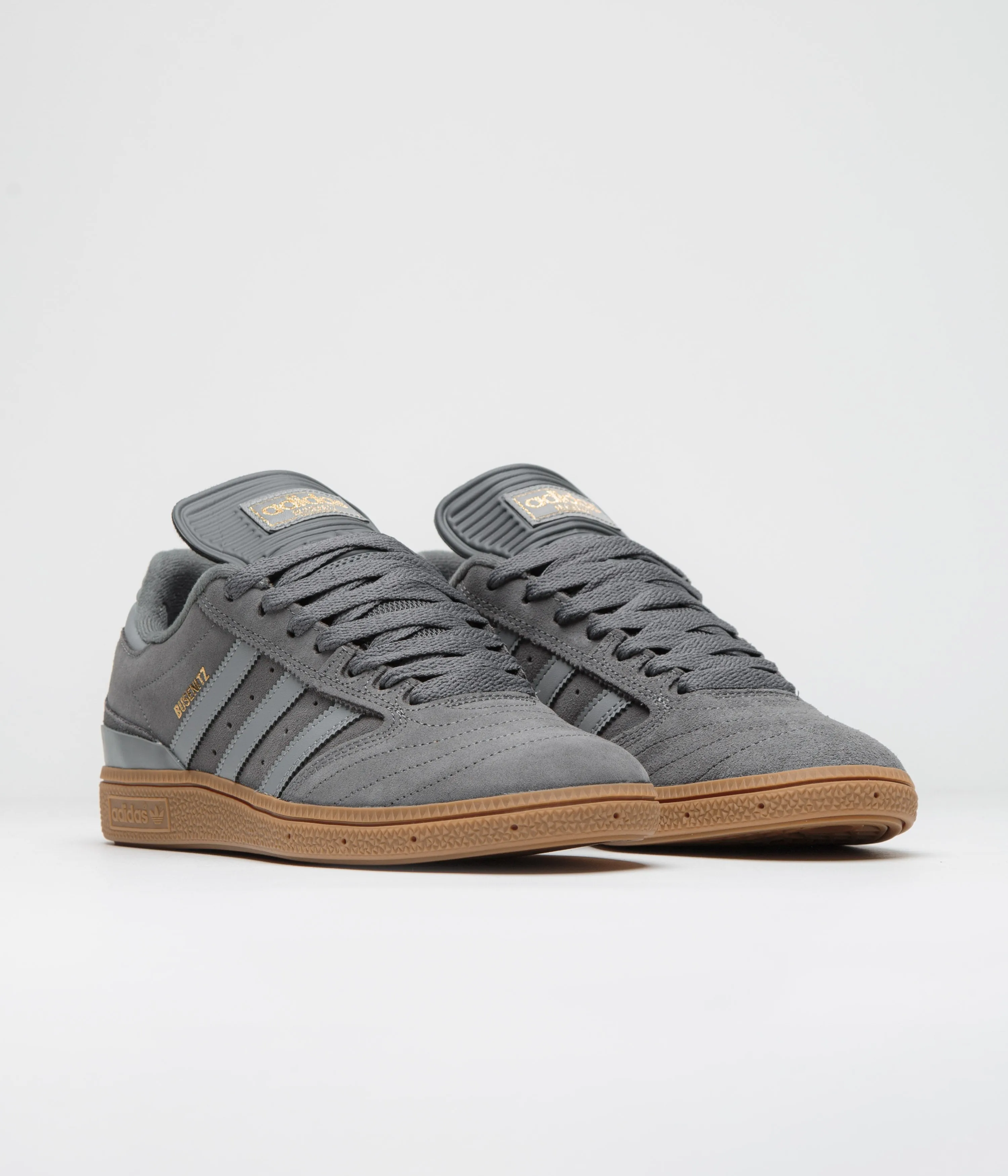 Adidas Busenitz Shoes - Grey Five / Grey Three / Gold Metallic