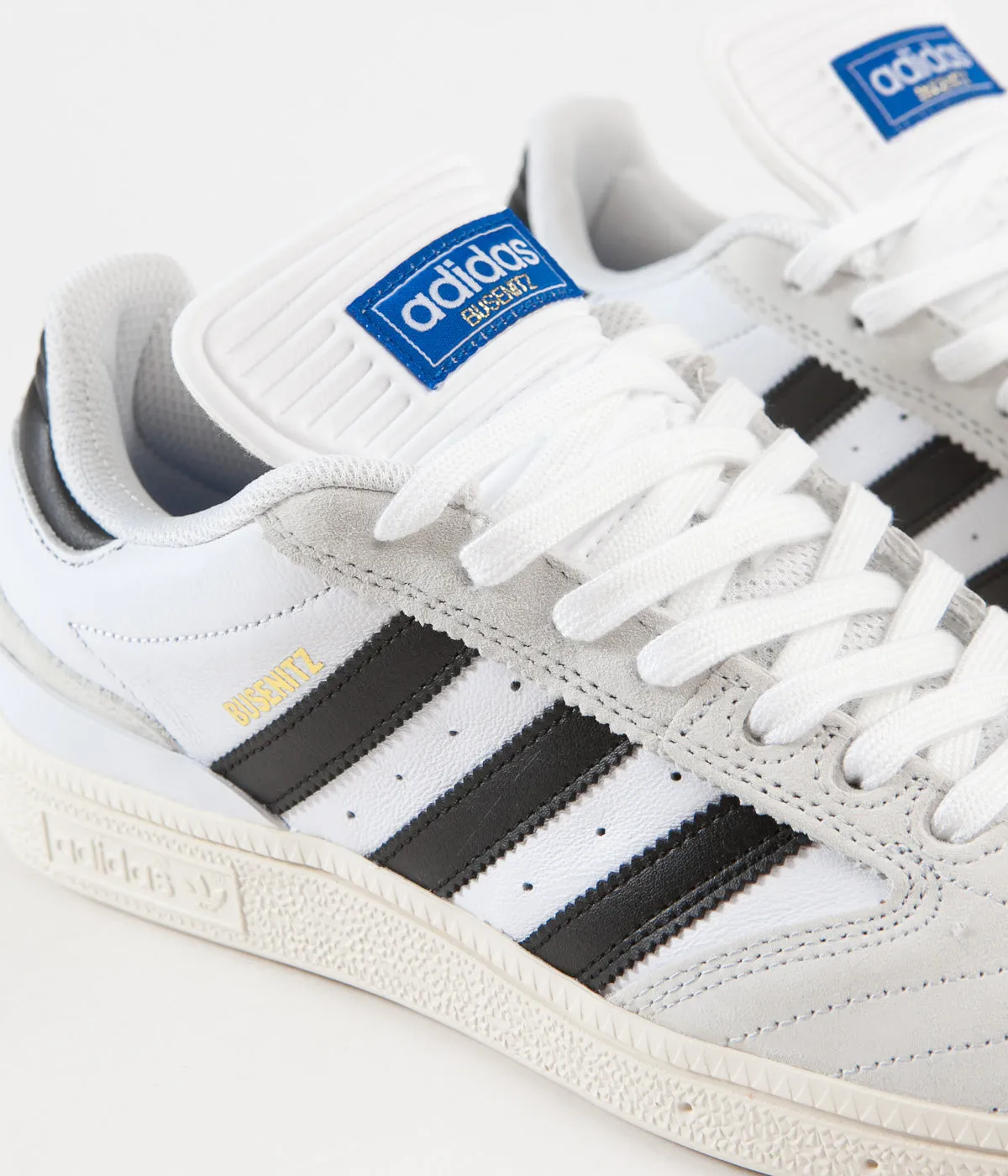 Adidas Busenitz Shoes - White / Core Black / Crystal White