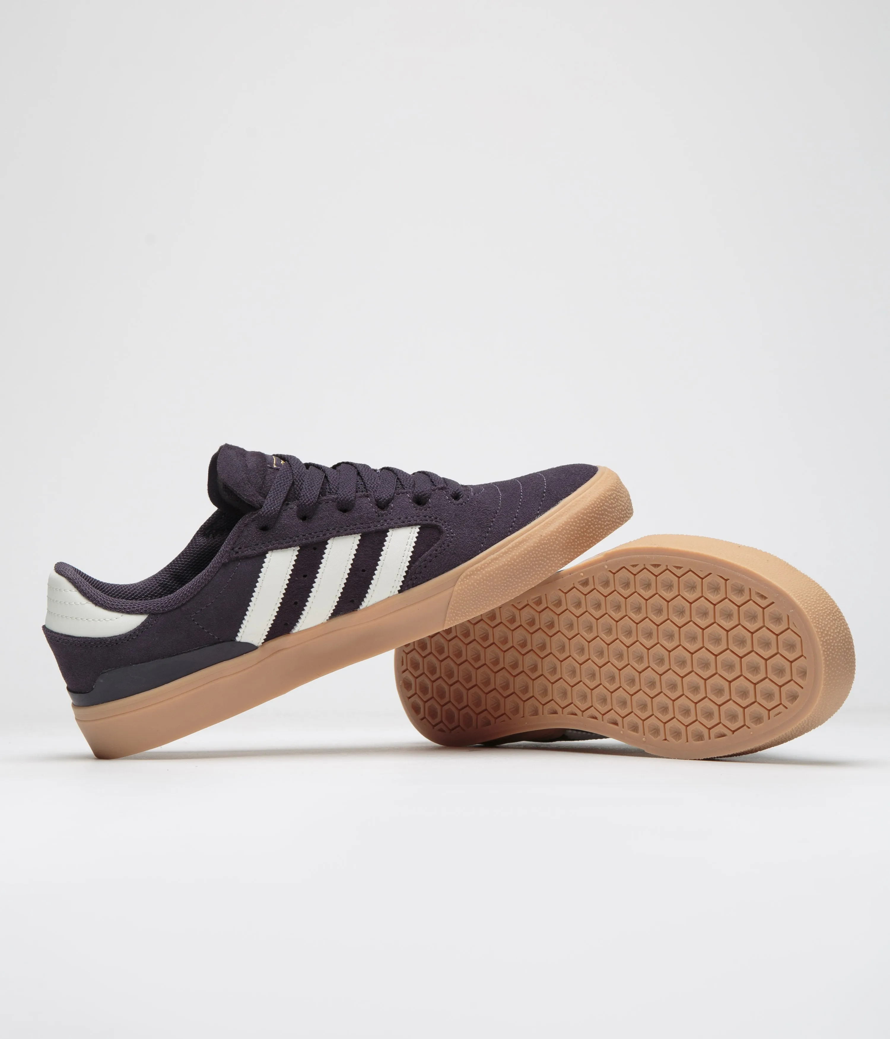 Adidas Busenitz Vulc II Shoes - Aurora Black / Off White / Gum