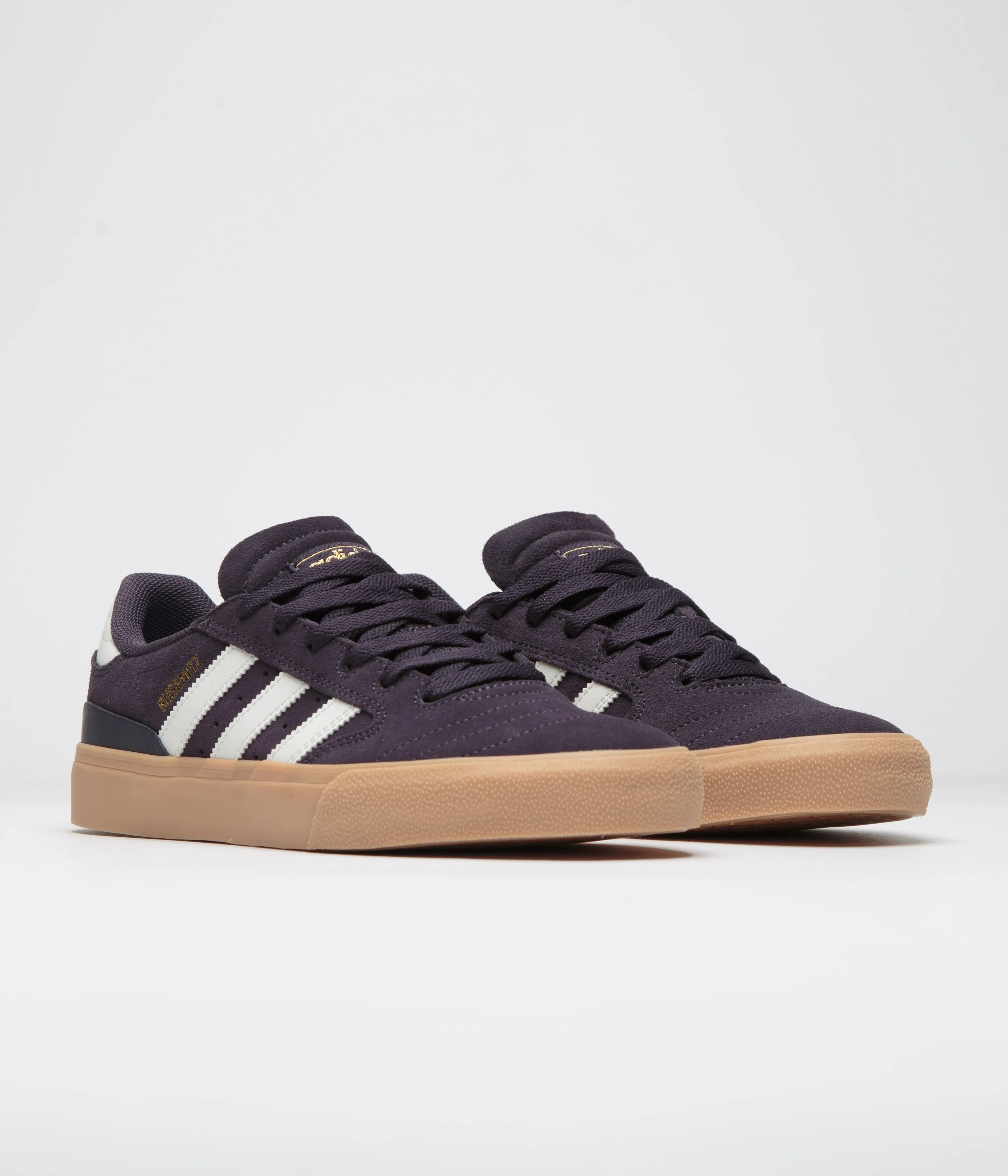 Adidas Busenitz Vulc II Shoes - Aurora Black / Off White / Gum