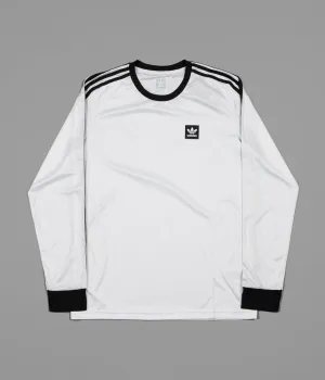 Adidas Club Long Sleeve Jersey - White / Black