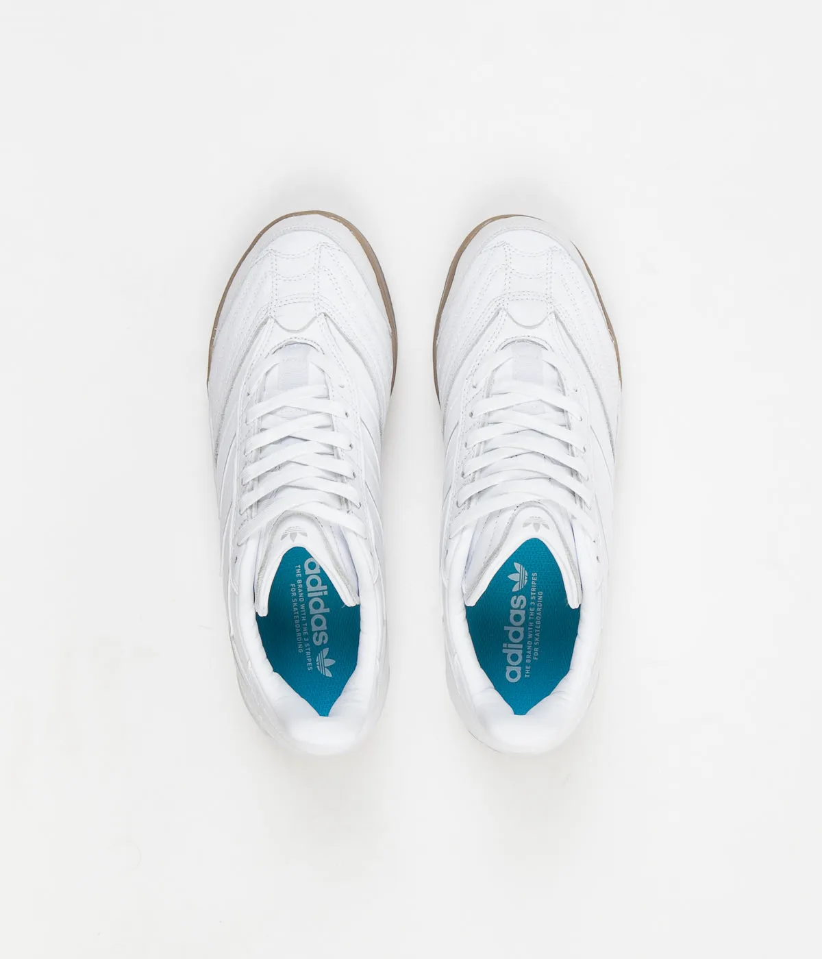 Adidas Copa Nationale Shoes - White / Silver Metallic / Gum M2