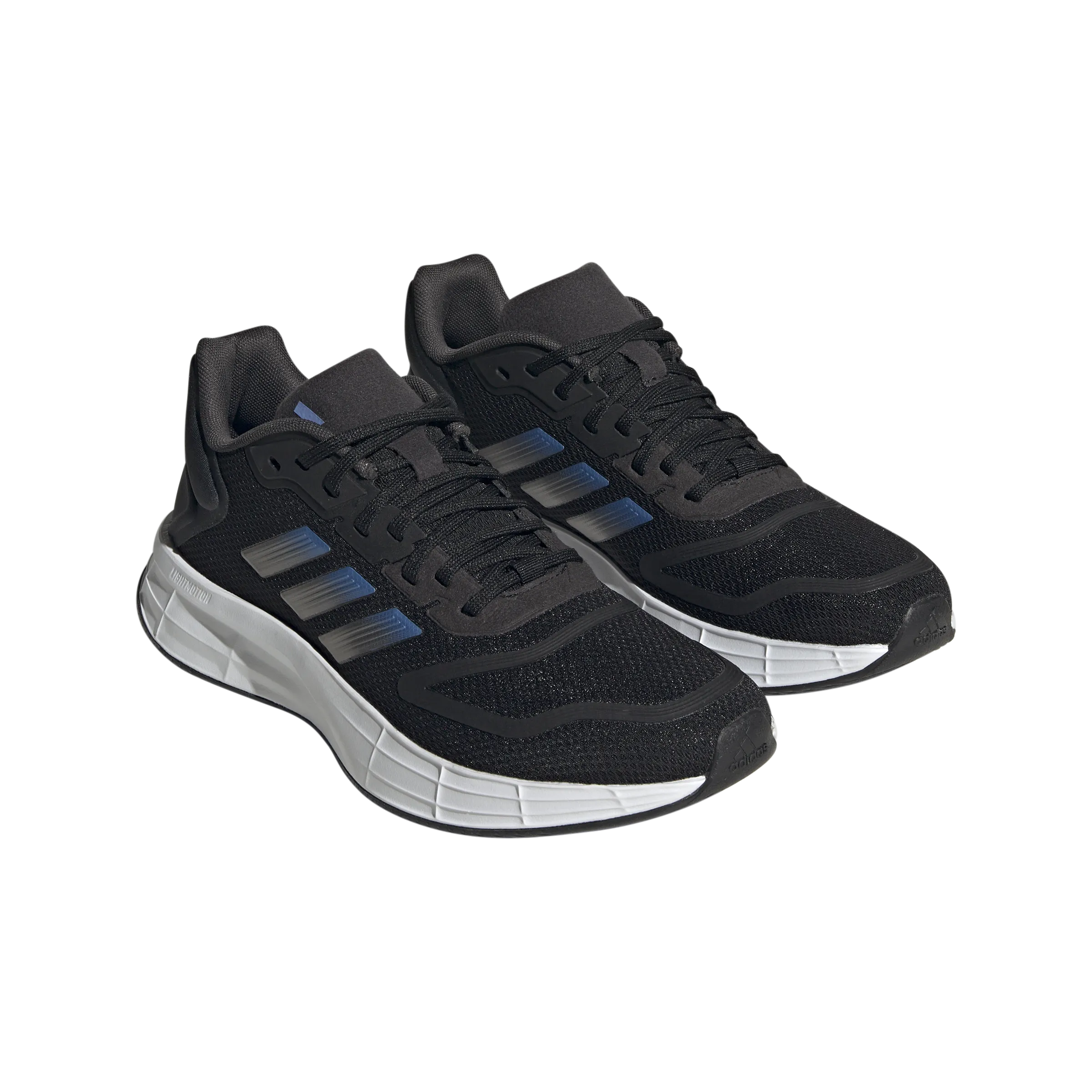 adidas Duramo 10 Running Shoes - Womens - Black/Blue Fusion Metallic/Night Metallic