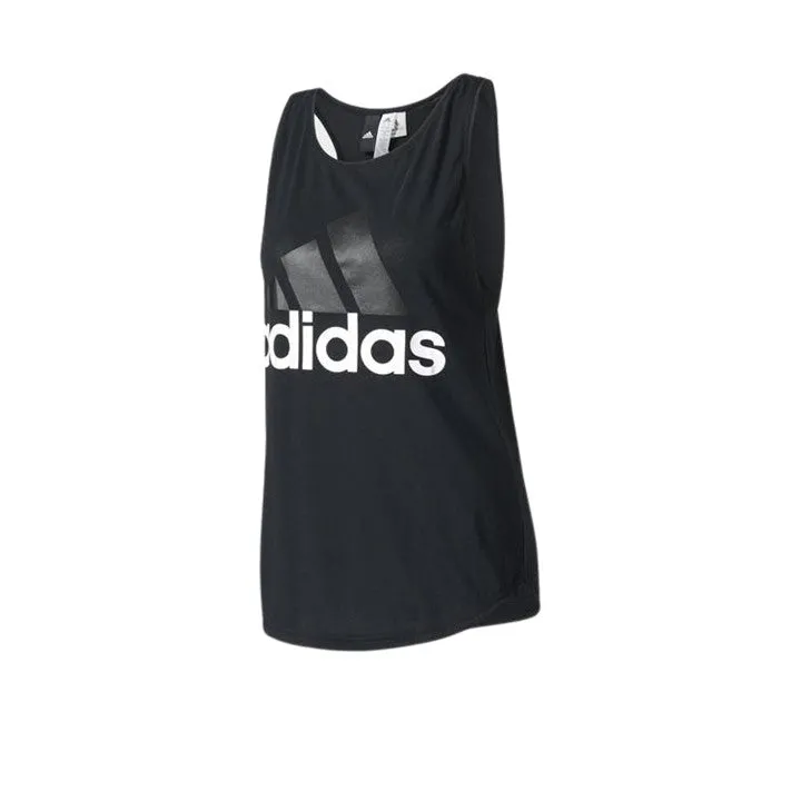 Adidas Essentials Linear Loose Tank Top Black/White