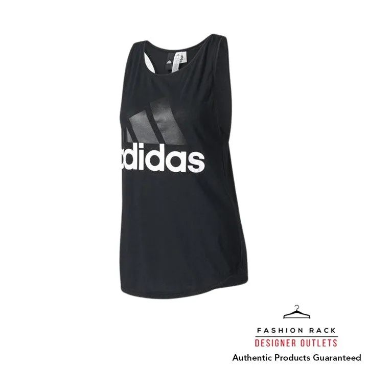 Adidas Essentials Linear Loose Tank Top Black/White