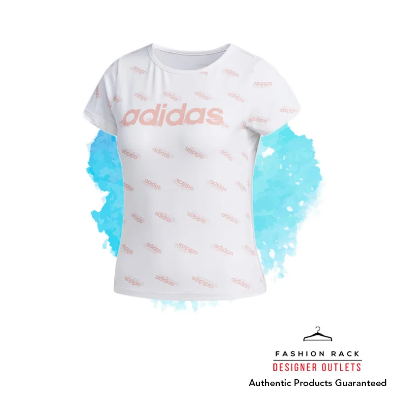 Adidas Favorites Tee White/GlowPink