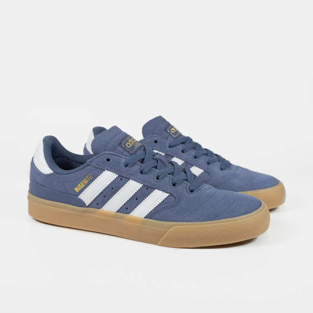 Adidas Skateboarding - Busenitz Vulc 2 Shoes - Crew Blue / Cloud White / Gum