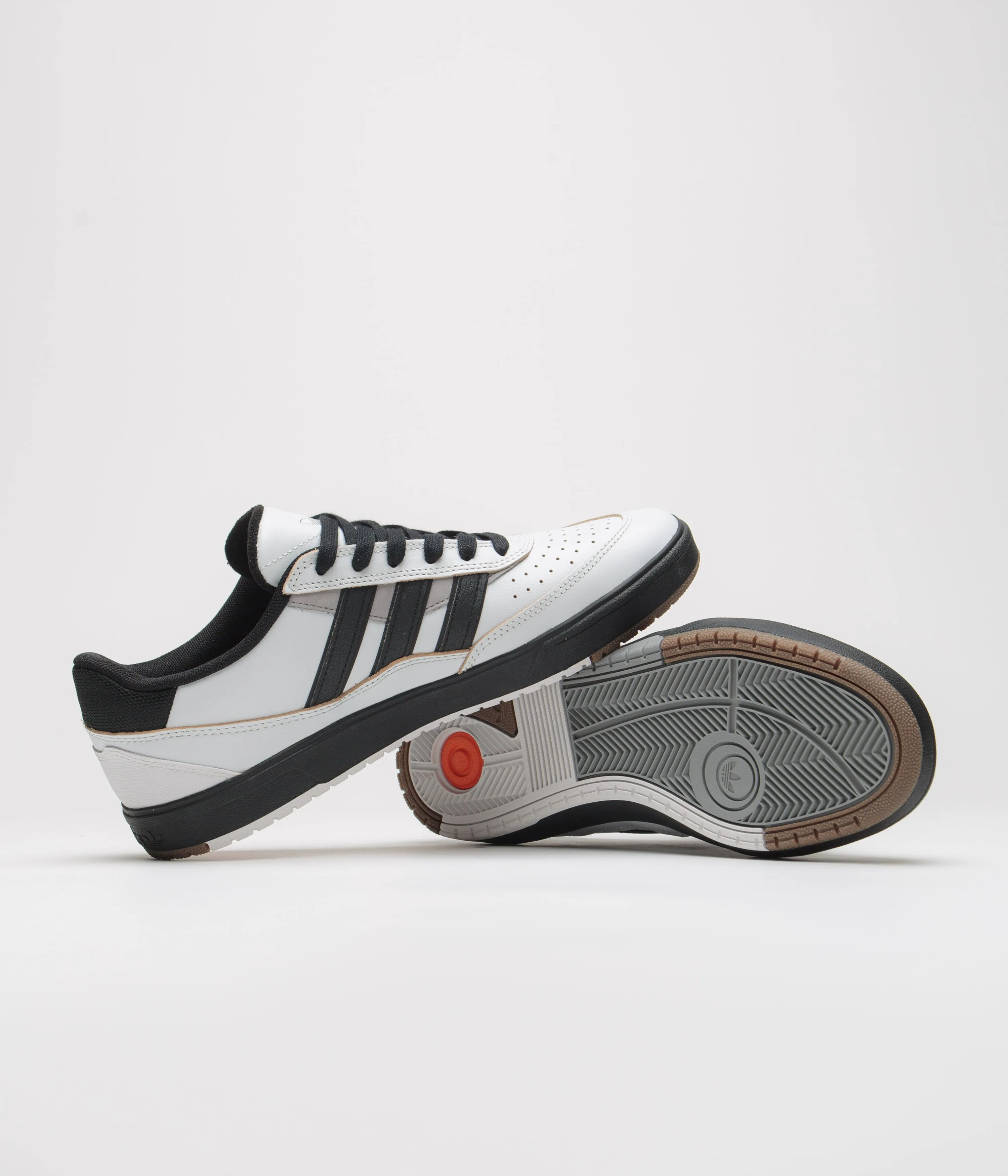 Adidas Tyshawn II Shoes - Crystal White / Core Black / Solid Grey