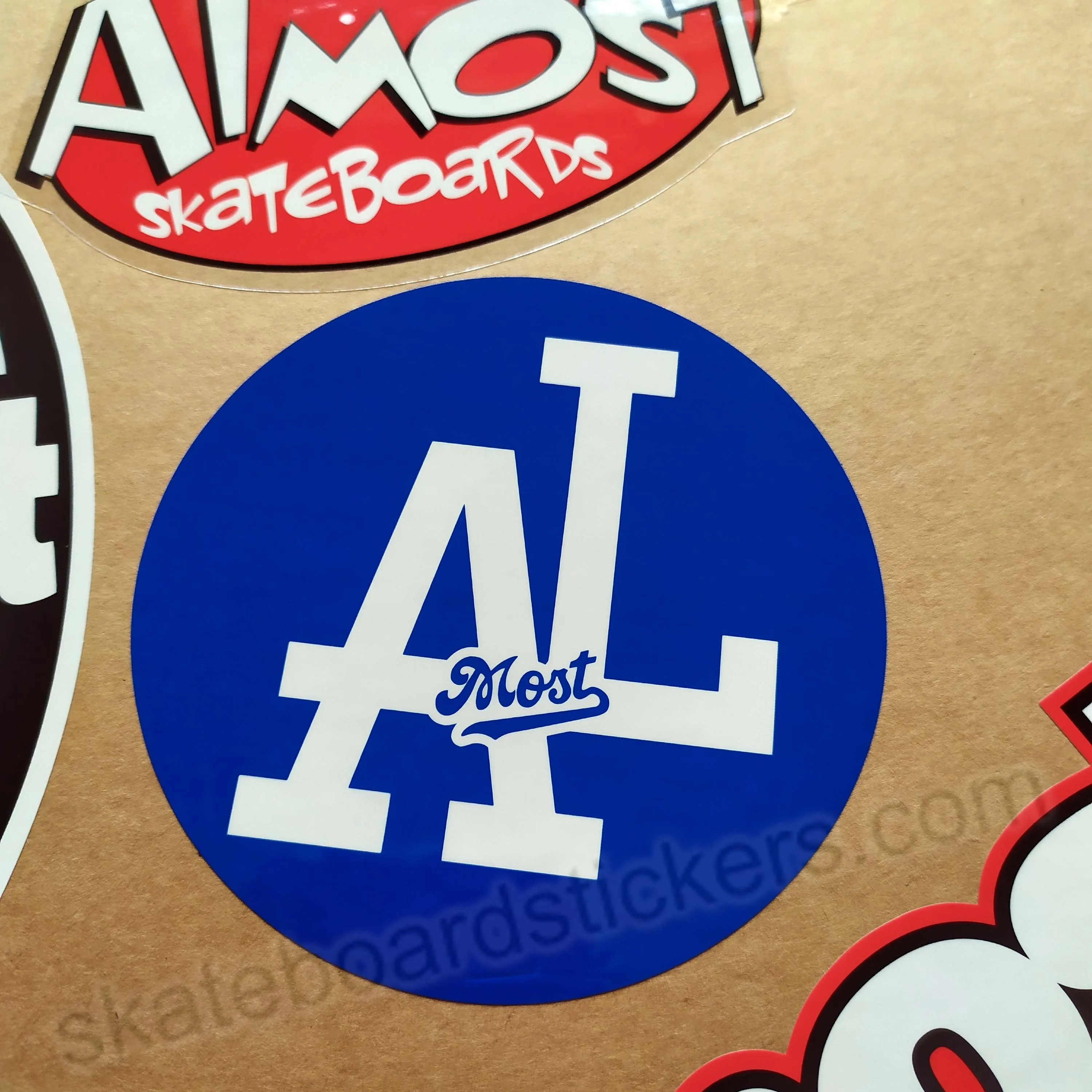 Almost Skateboards "AL Most" Skateboard Sticker