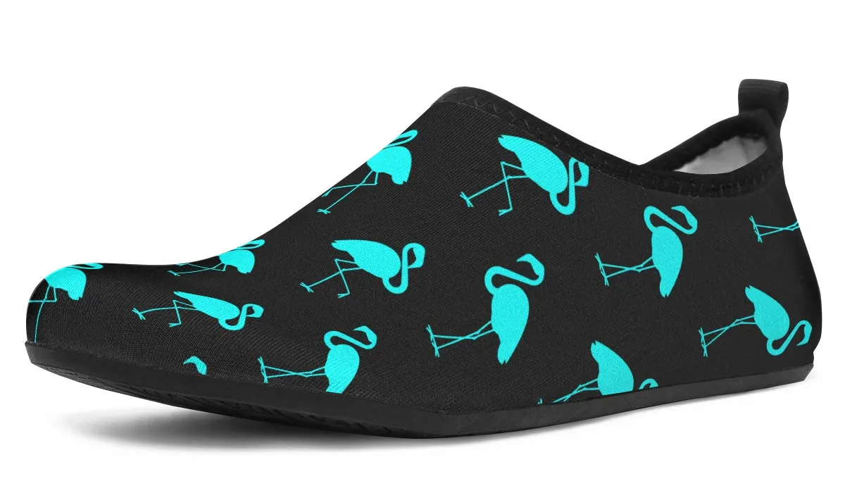 Aqua Flamingo Pattern