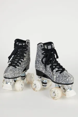 BLEACH OUT ROLLER SKATE Black Galaxy