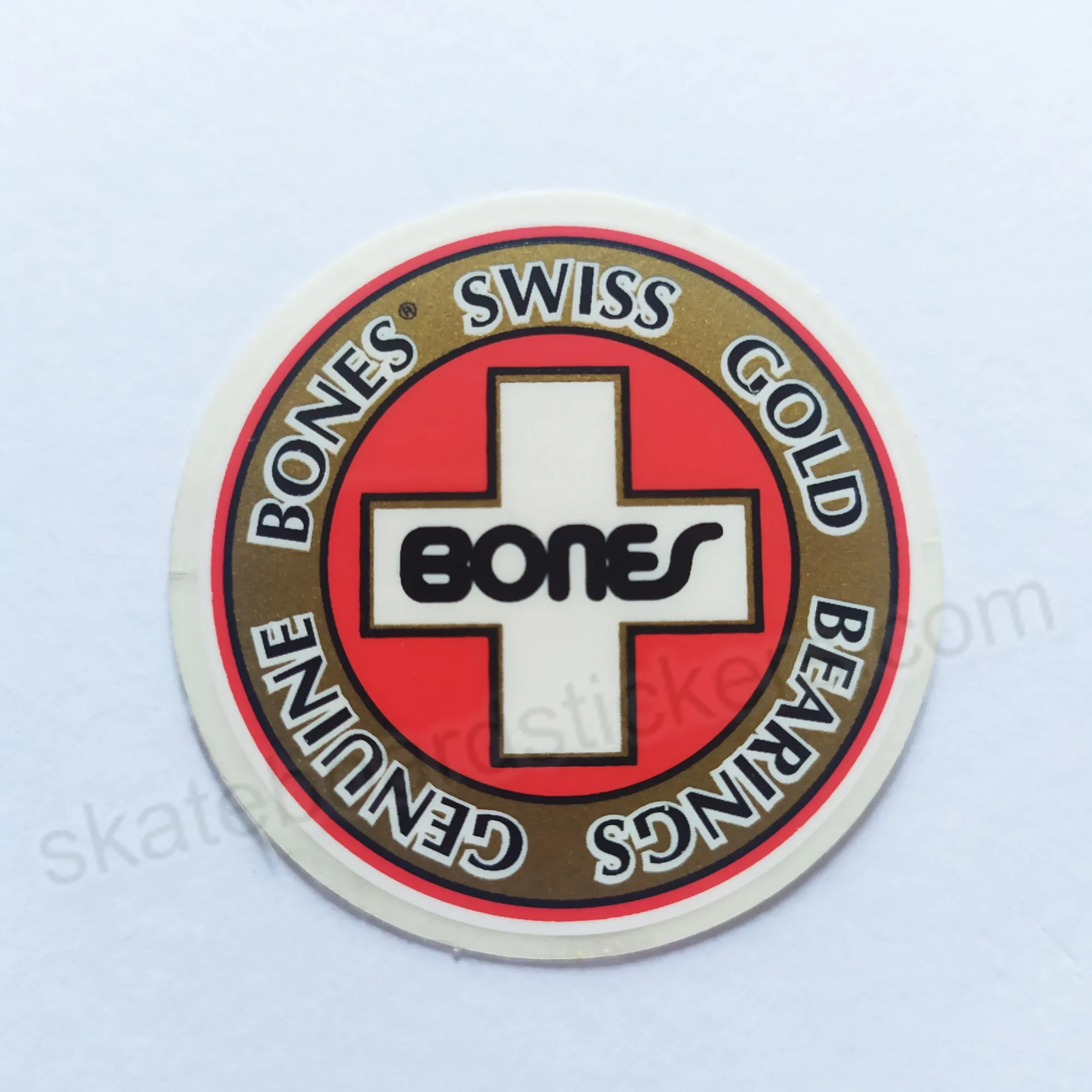 Bones Swiss Bearings Skateboard Sticker