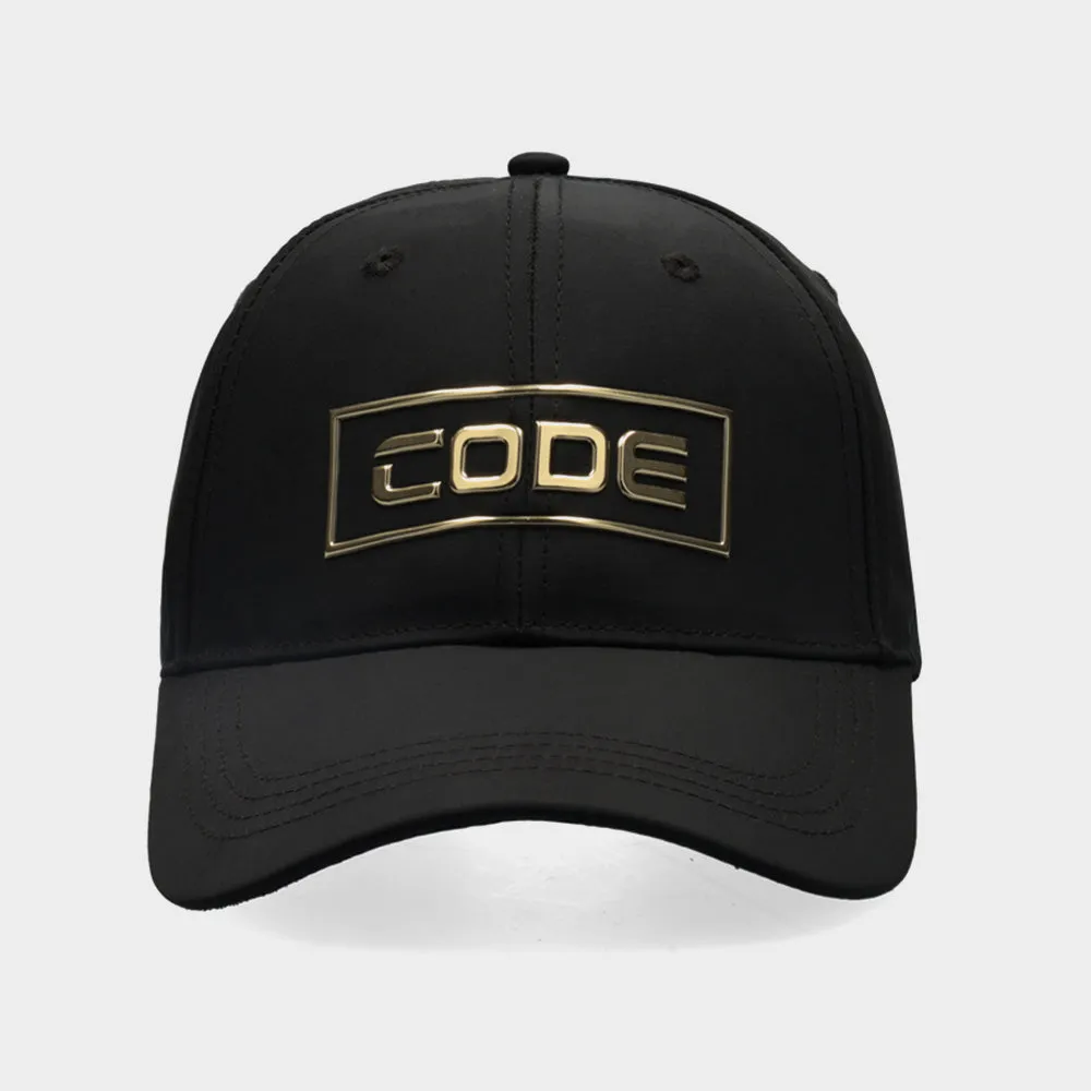 Code Unisex 3D Gold Peak Cap Black/Gold _ 182732 _ Black