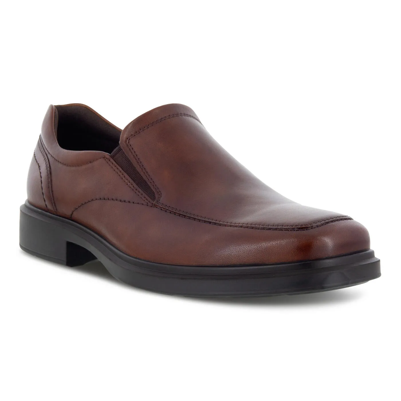 Ecco Helsinki 2.0 Apron Toe Slip-On Cognac Men's