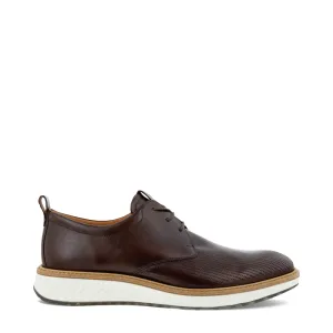 Ecco Men's ST. 1 Hybrid Perfed Toe Shoe (Cocoa Brown)