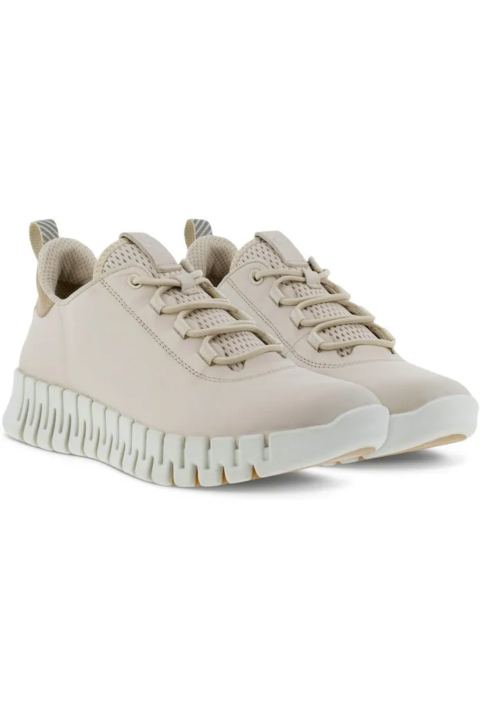 ECCO Womens Gruuv 218203 60720 in limestone leather