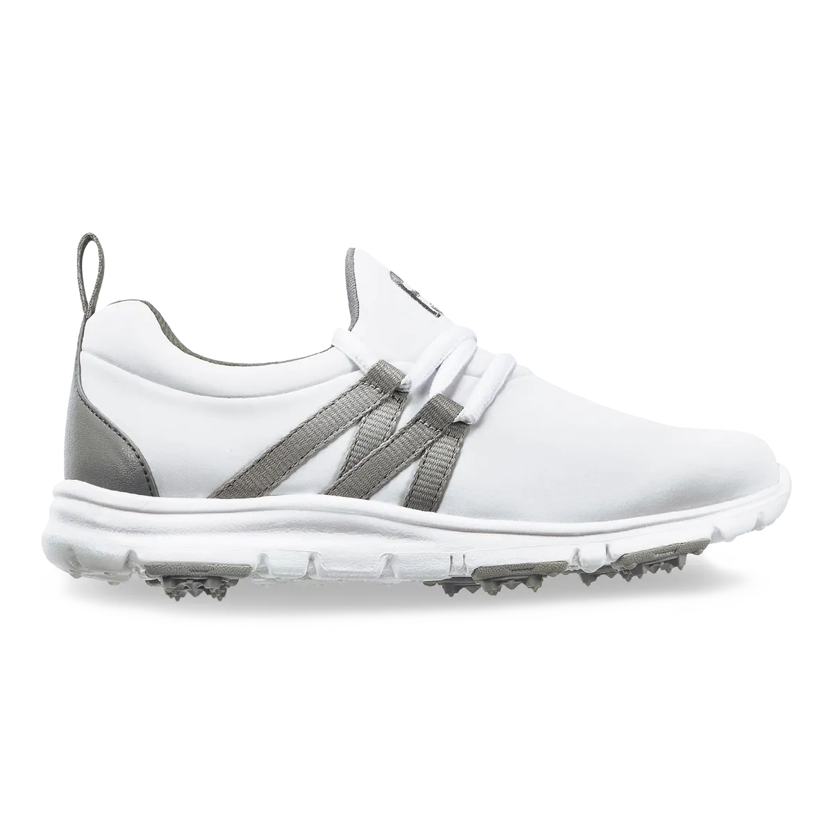 FootJoy Junior Girls Leisure Golf Shoes- White/Grey