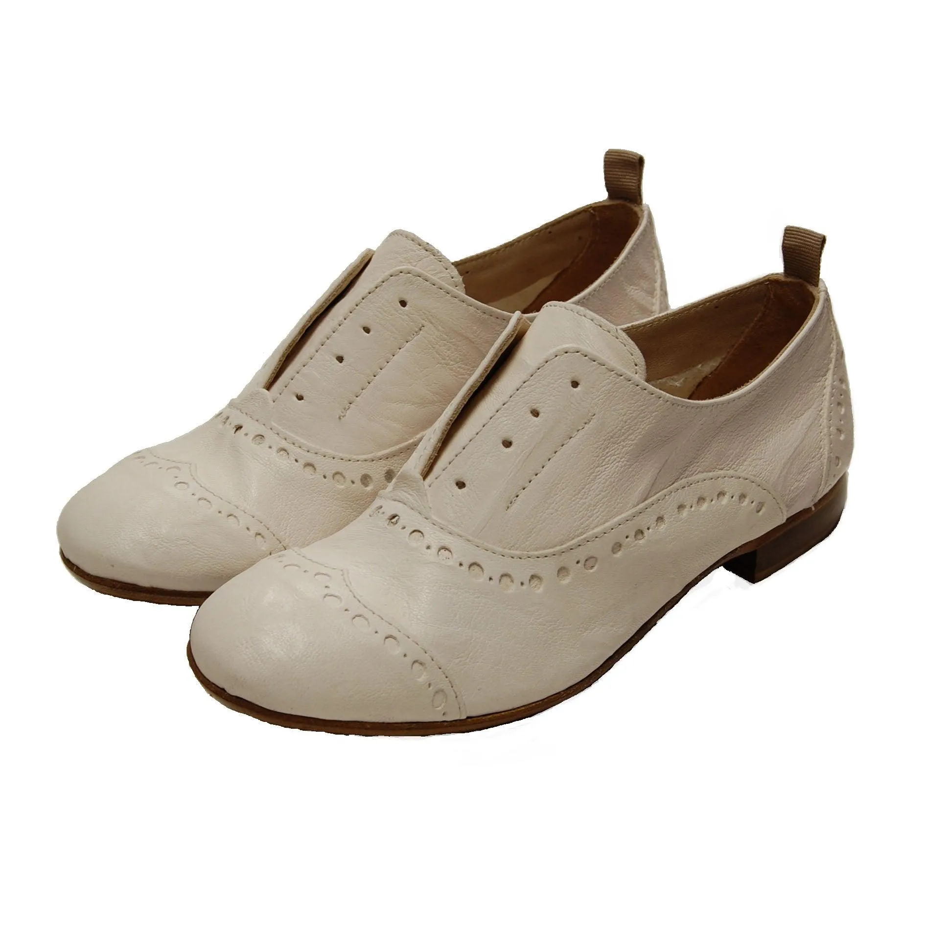 GIUSY 070 - Texas Leather SHOES OPTIC WHITE