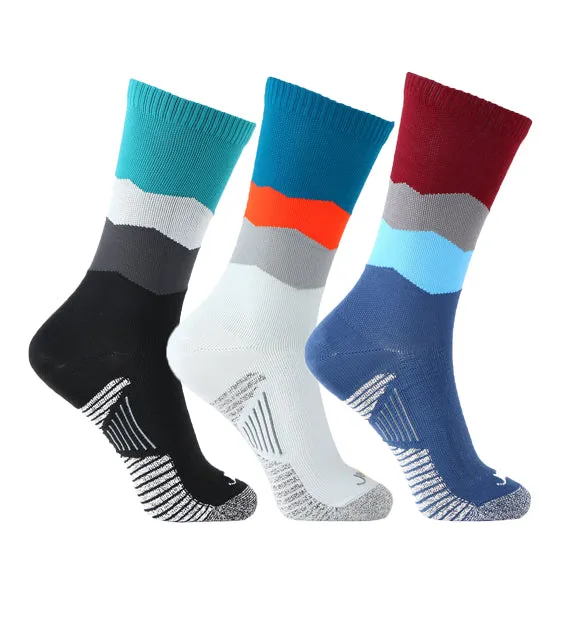 Grip Performance Compression Crew Socks - Solids - 3 Pack