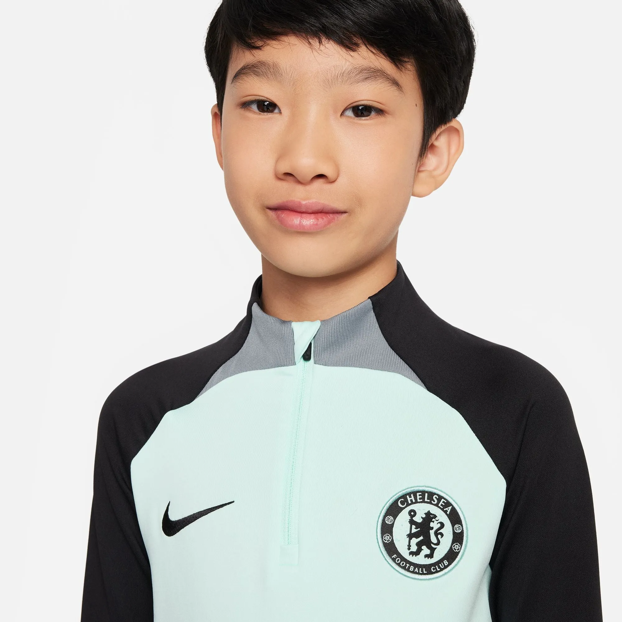 Haut d'entrainement Chelsea Junior 2023/2024 - Vert/Noir