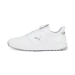 IGNITE ELEVATE DISC Spikeless Golf Shoes | Puma White / Puma Silver