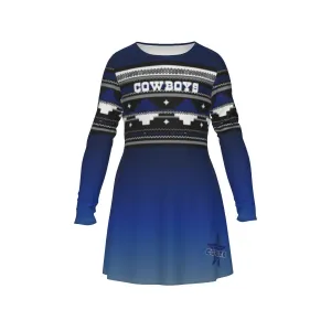 Kid's Dallas Football Long Sleeve T-shirt