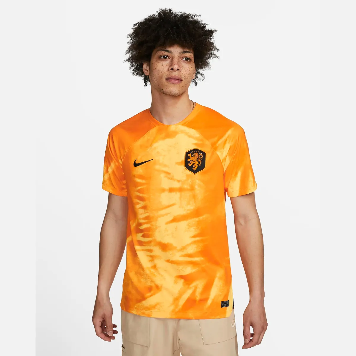 Maillot Domicile Pays Bas 2022 - Orange/Noir