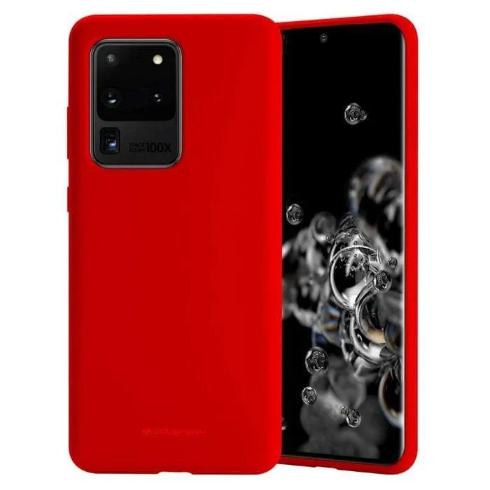 Mercury Silicone Case for Samsung Galaxy S20 Ultra - Red