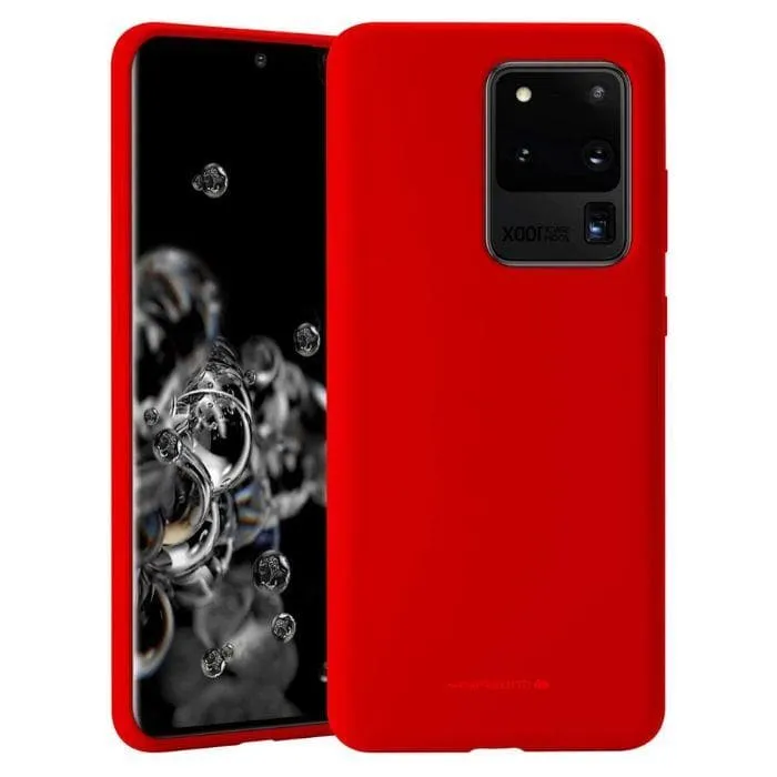 Mercury Silicone Case for Samsung Galaxy S20 Ultra - Red