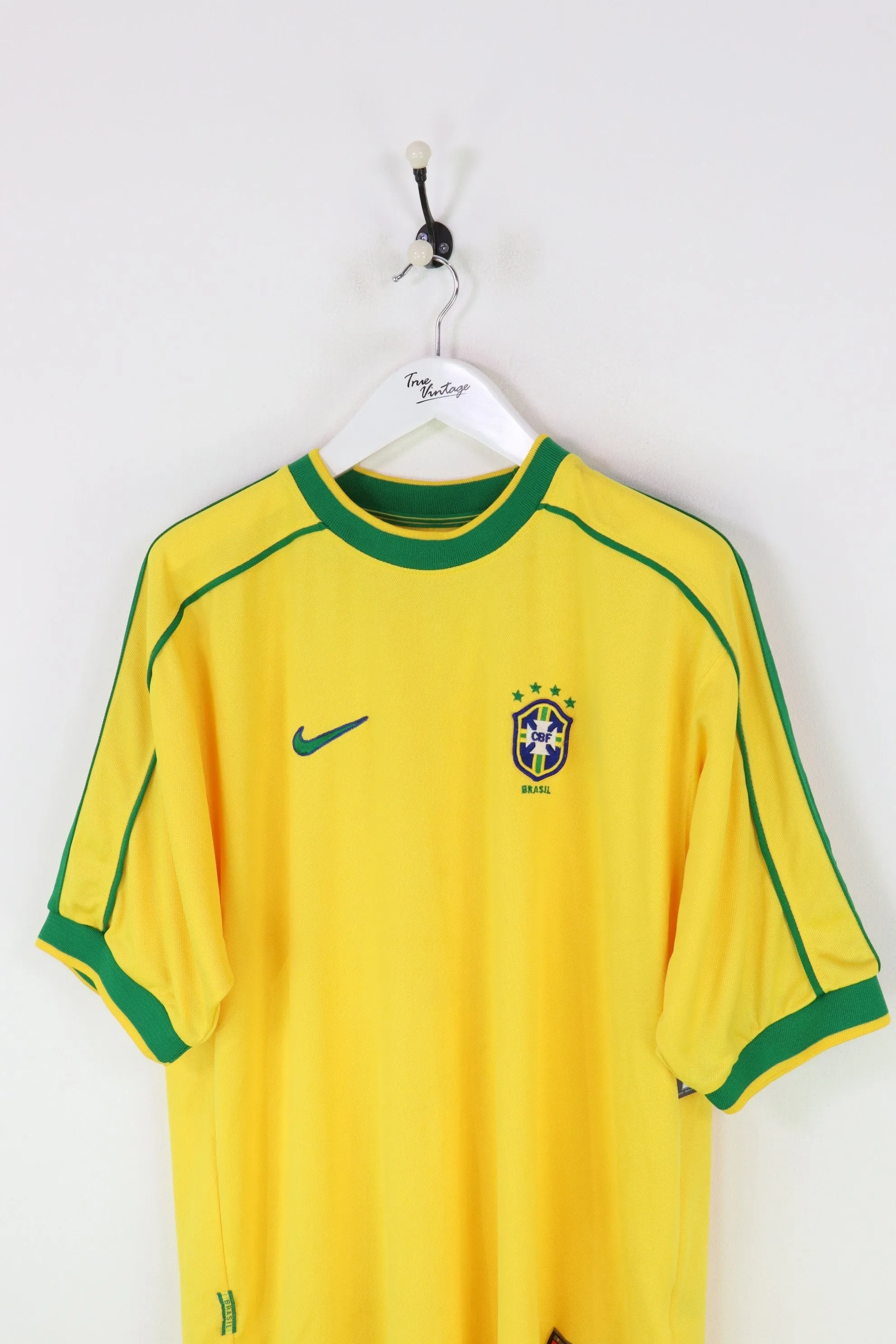 Nike Brazil Football Shirt Yellow Large & XL