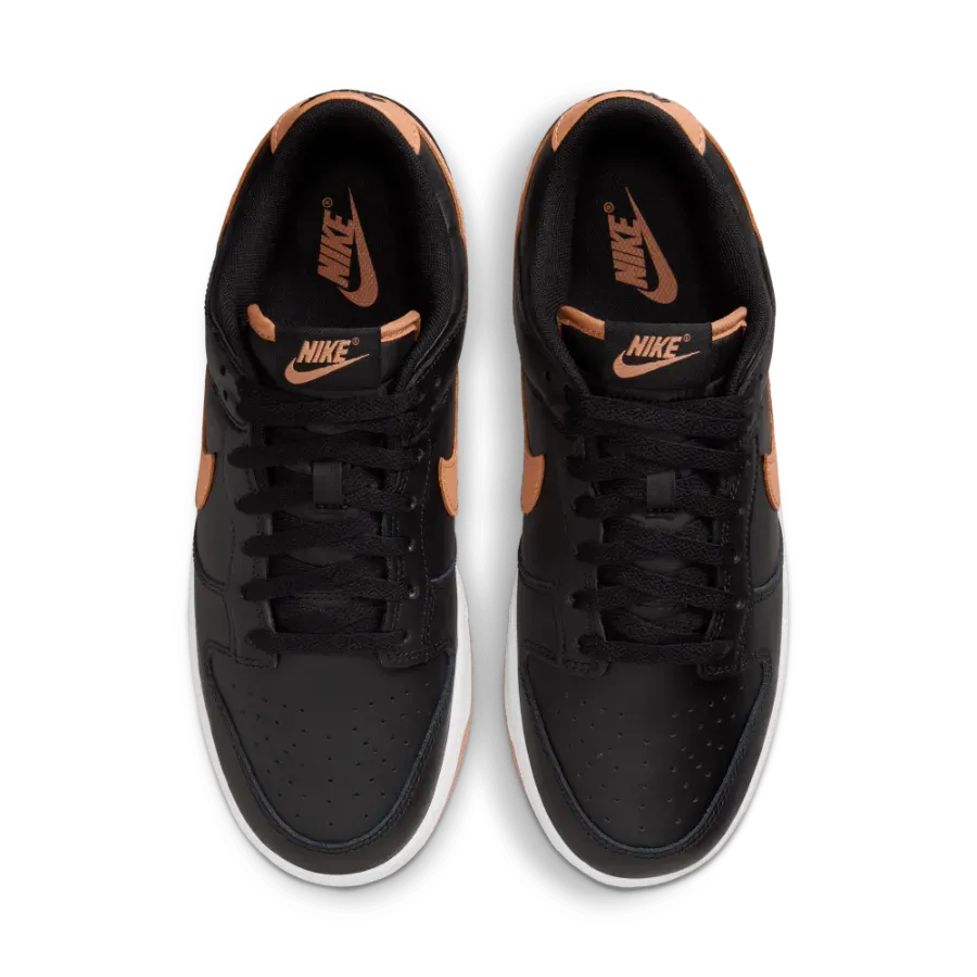 Nike Men's "NIKE DUNK" Low Back Black Amber Brown DV0831-004