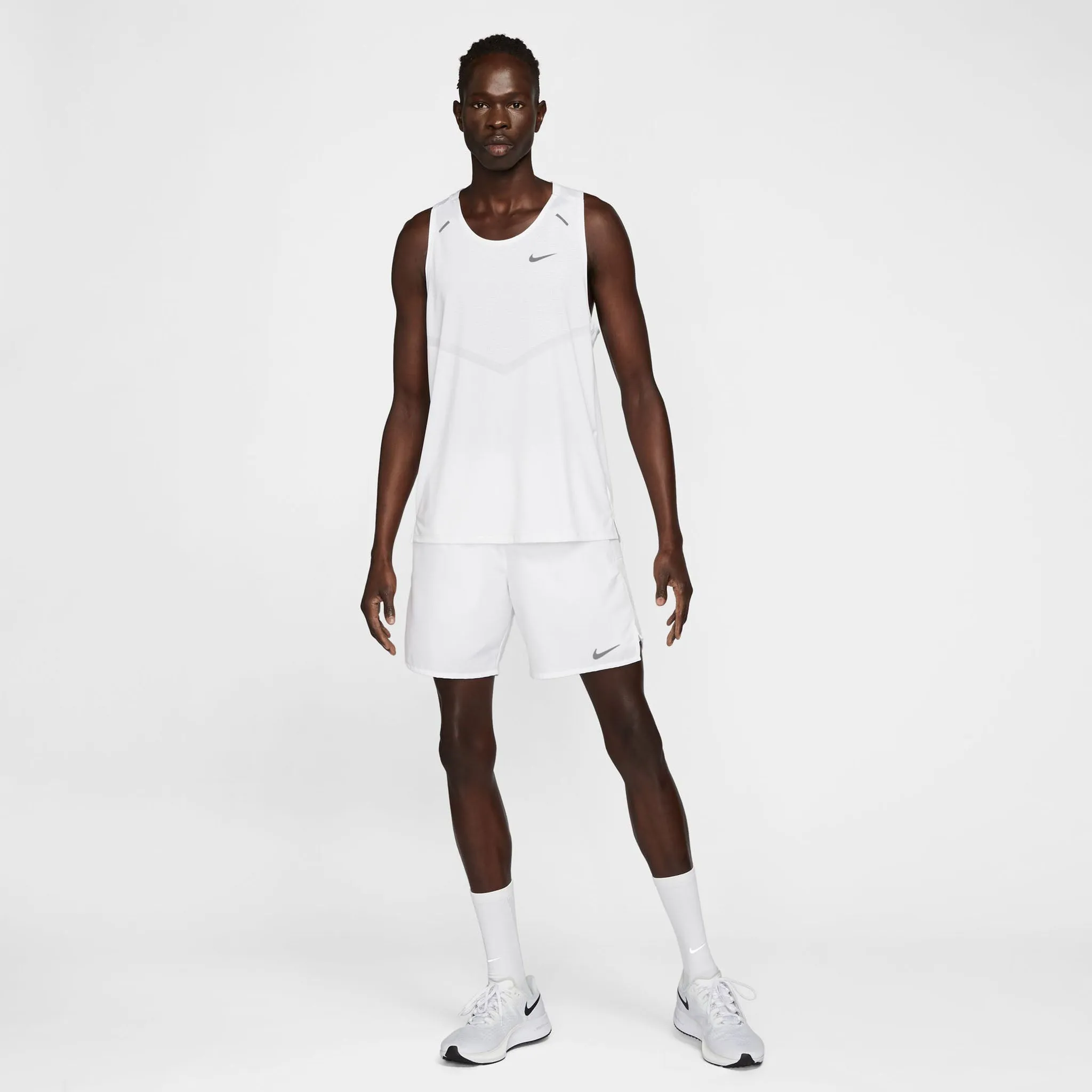 Nike | Men's Rise 365 Dri-FIT Running Tank - White