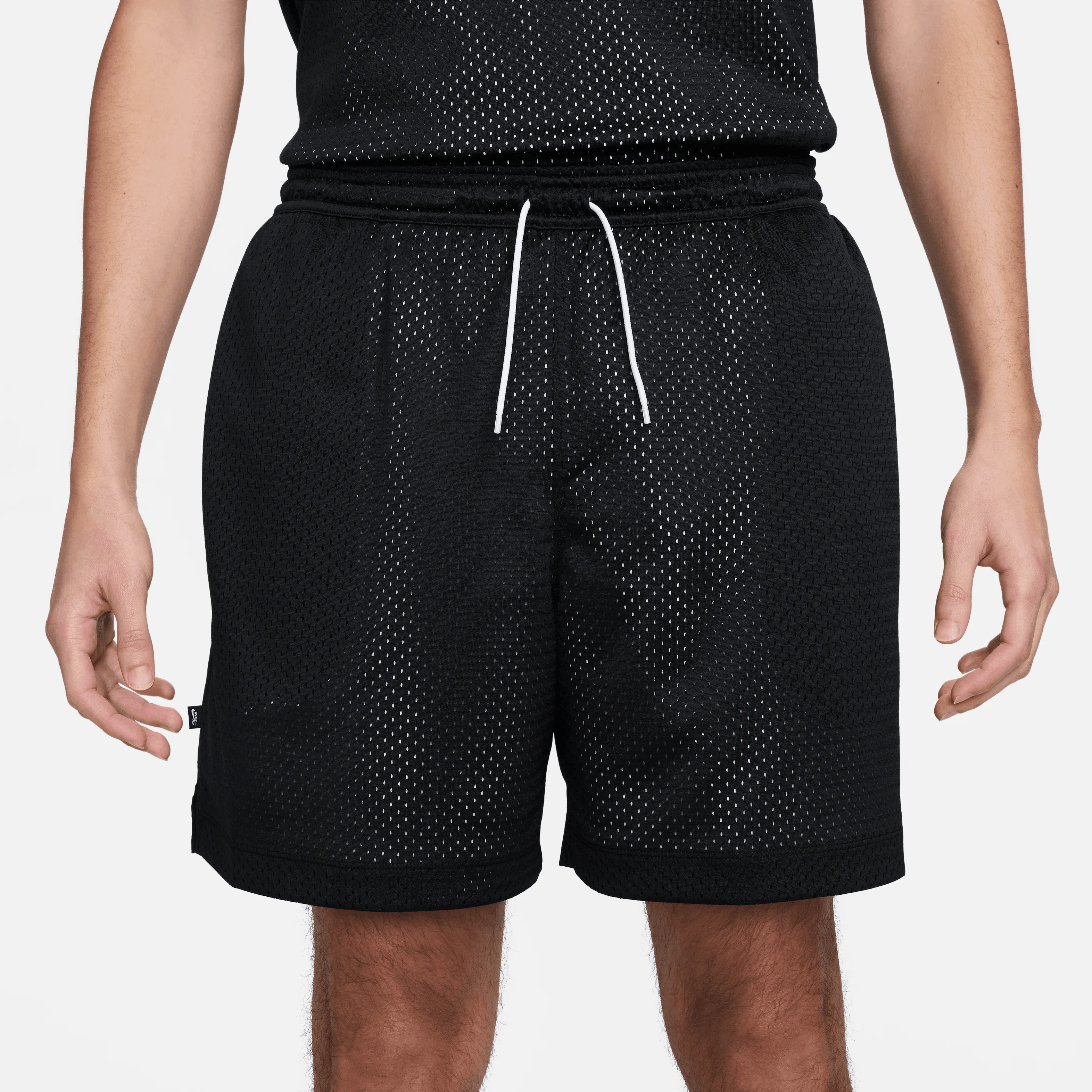 Nike SB Reversible Basketball Mesh Shorts Black White