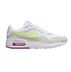 Nike Women's Air Max SC Shoes - White / Light Lemon Twist / Fireberry / Blue Tint