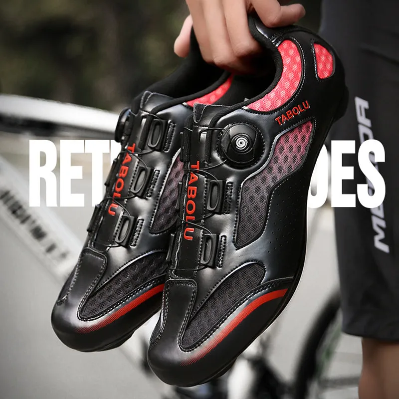 Road Bike Cycling Shoes for Men Women Riding Bicycle Shoes Compatible Cleat Peloton Shoe with Spin Shoestring SPD and Delta Lock Pedal Bike Shoes Indoor Outdoor