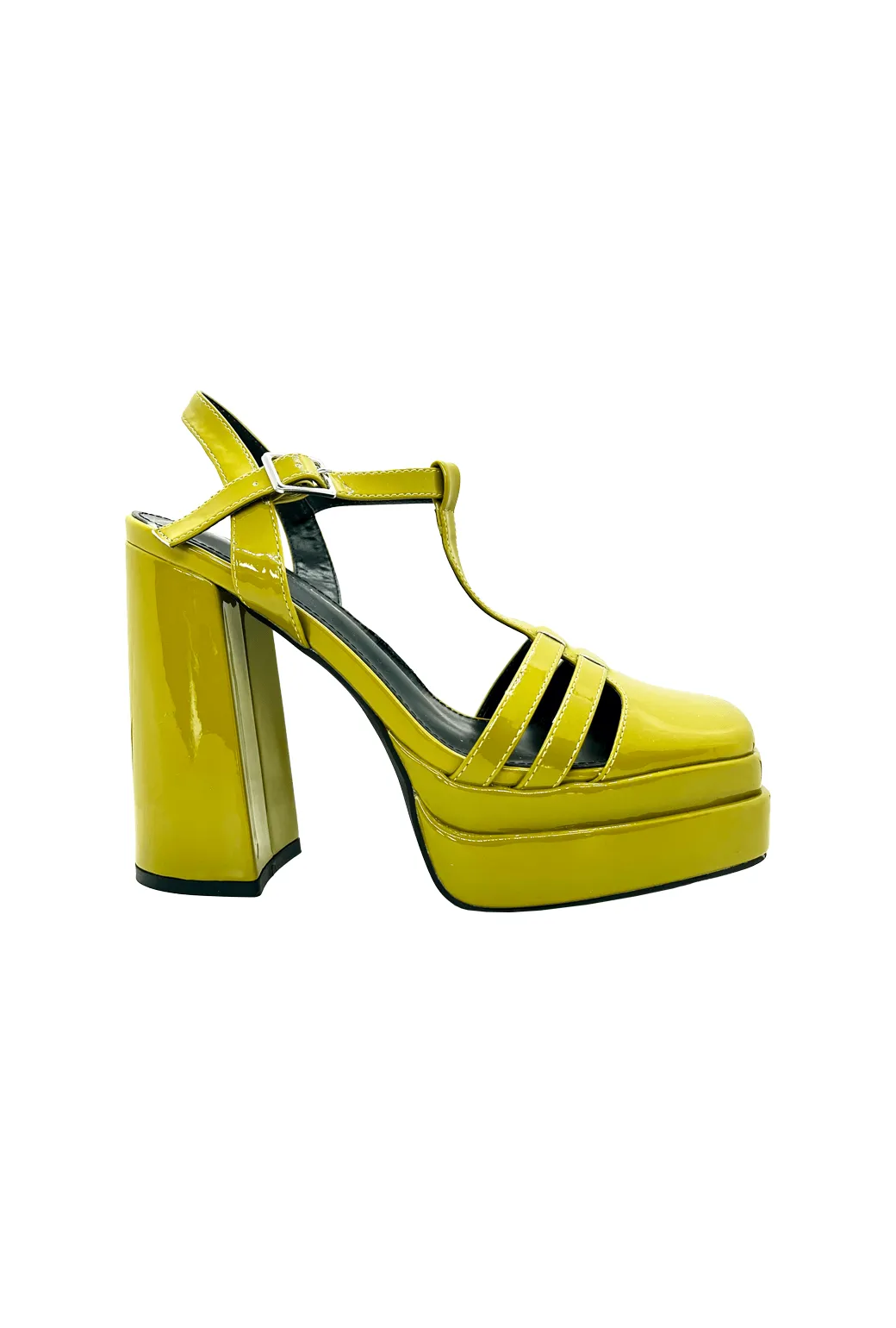 SAMPLE - Le Grand-Mère Platforms - Chartreuse Patent