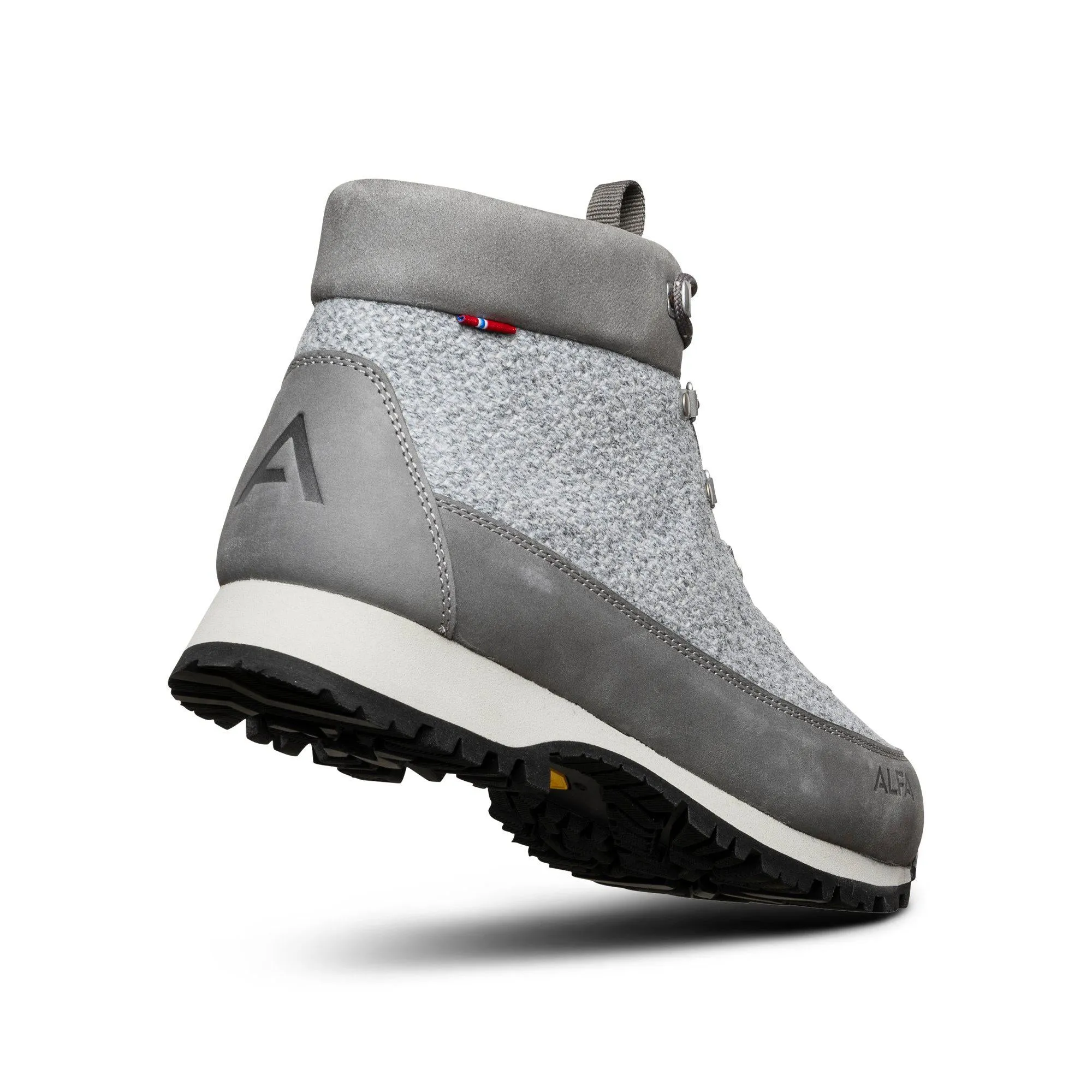 Stad M - Winter boot in wool - GREY